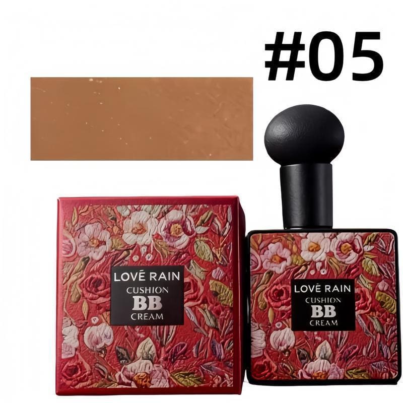 BB Cream/Base/Corretivo com Esponja com Formato de Cogumelo / Base Clareador Maquiagem Creme Clareador Cor Marfim e Natu